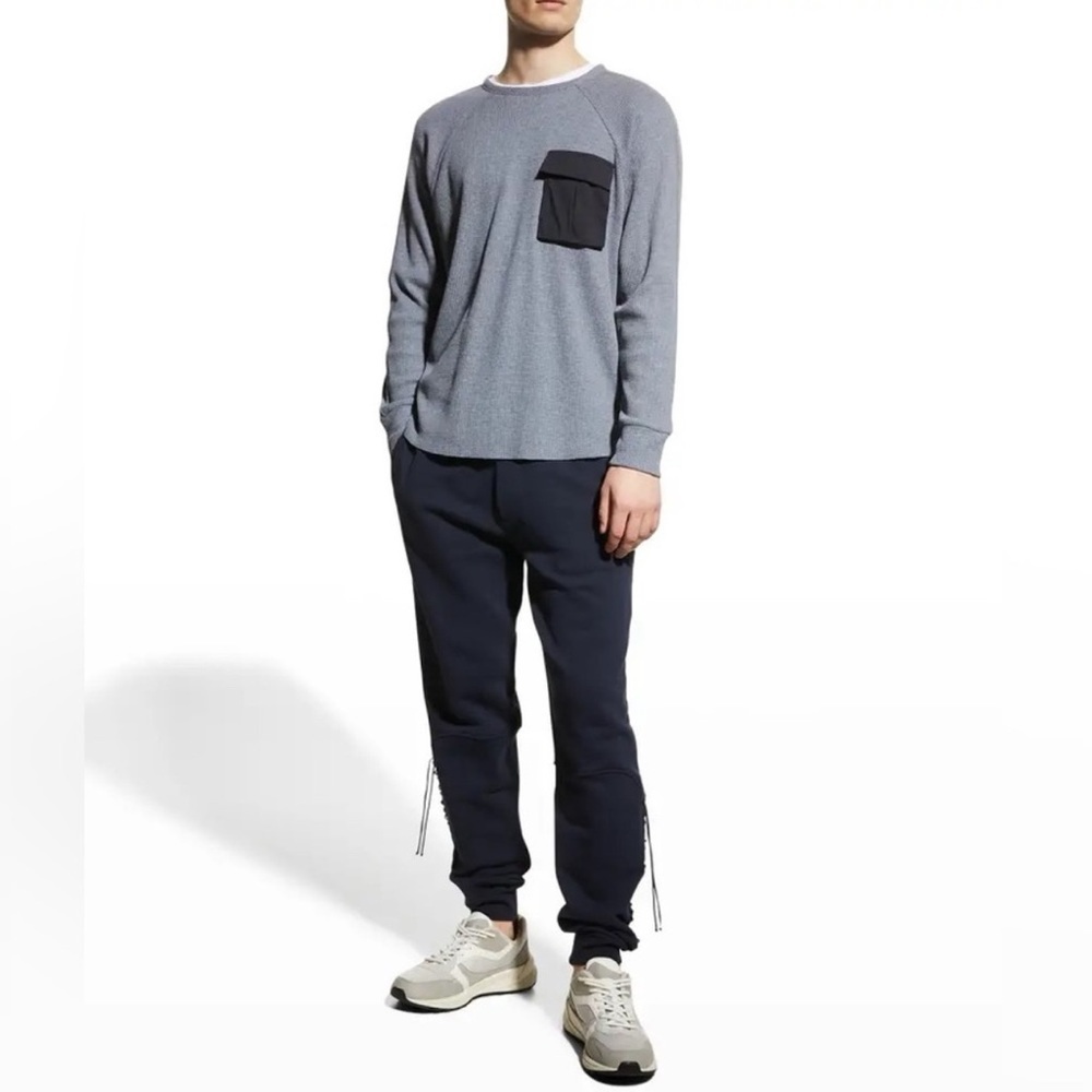 Twenty Montreal Everest Thermal Pocket Top‎ Gray Size XL Men’s Waffle Knit Top